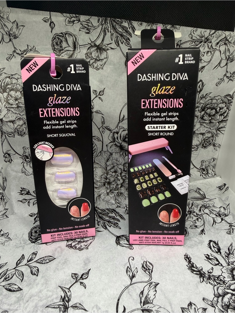 Dashing Diva Glaze Extensions Starter Kit - Pink